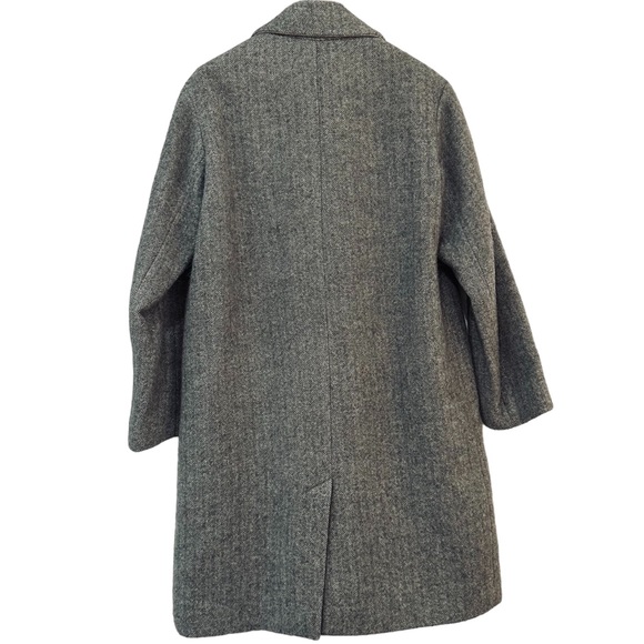 RAG & BONE wool herringbone coat / grey / size 8 - Picture 2 of 15